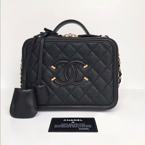 ❌SOLD❌ Chanel Caviar Vanity Case Bag Medium